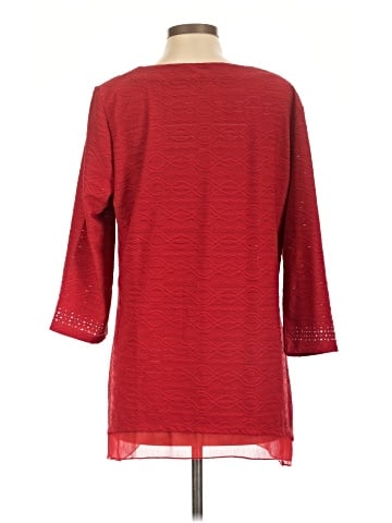 JM Collection 3/4 Sleeve Blouse (view 2)