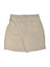 Zara 100% Cotton Solid Tan Khaki Shorts Size 6 - photo 2