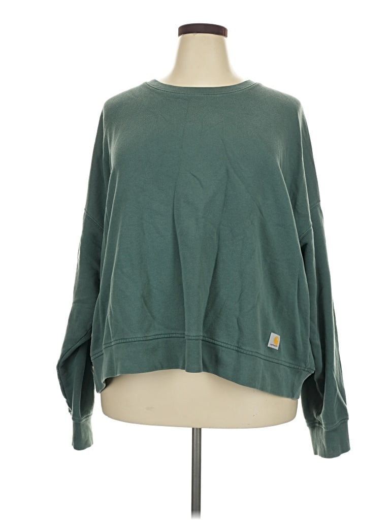 Pre-owned Carhartt Sweatshirt In Green