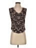 MSK Brown Sleeveless Blouse Size S - photo 1