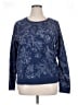 Old Navy Paisley Blue Pullover Sweater Size XL - photo 1
