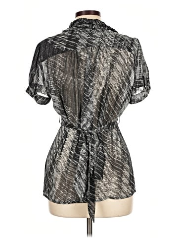 New York & Company Short Sleeve Blouse (view 2)