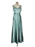 Birdy Grey Teal Cocktail Dress Size L - photo 1