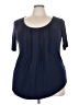 Avenue Blue Short Sleeve Top Size 18 Plus - photo 1