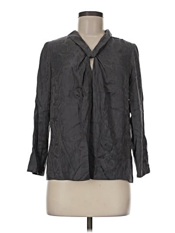 Rebecca Taylor Long Sleeve Silk Top (view 1)