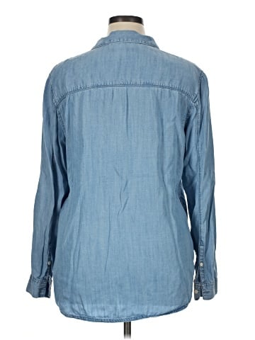Banana Republic Factory Store Long Sleeve Button-Down Shirt (view 2)