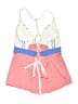 Carve Designs Color Block Pink Swimsuit Top Size M - photo 2