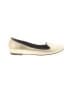 Cole Haan 100% Leather Metallic Gold Flats Size 8 - photo 1