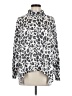 C&C California Animal Print Silver Pullover Sweater Size M - photo 1