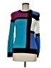 Carlisle Color Block Multi Color Blue Pullover Sweater Size M - photo 1