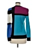 Carlisle Color Block Multi Color Blue Pullover Sweater Size M - photo 2