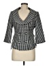 Arden B. Houndstooth Black Blazer Size M - photo 1