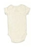 Carter's Solid Ivory Short Sleeve Onesie Size Newborn - photo 2