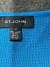 St. John Blue Pullover Sweater Size S - photo 7
