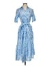 J. McLaughlin Blue Casual Dress Size XS - photo 1