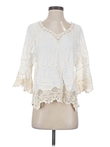 Democracy 3/4 Sleeve Blouse (view 1)