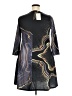 Camisa Graphic Black Casual Dress Size XXL - photo 2