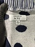 Crown & Ivy 100% Cotton Polka Dots Blue Pullover Sweater Size XL - photo 7