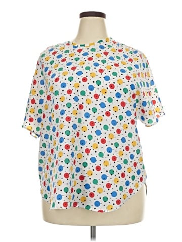 Impressions Short Sleeve Blouse (view 1)