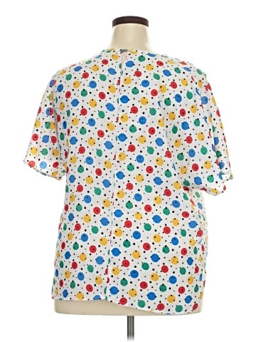 Impressions Short Sleeve Blouse (view 2)