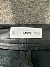 MNG 100% Polyester Black Faux Leather Skirt Size XS - photo 4
