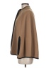 J.Crew 100% Merino Brown Poncho Size M - photo 5