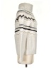 Ann Taylor LOFT Chevron-herringbone Ivory Turtleneck Sweater Size S - photo 4