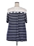 Perseption Concept Blue Sleeveless Blouse Size 3X - photo 2