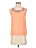 Charlotte Russe Orange Sleeveless Blouse Size S - photo 1