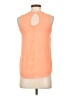 Charlotte Russe Orange Sleeveless Blouse Size S - photo 2