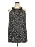 Just Found 100% Rayon Paisley Blue Sleeveless Blouse Size 3X - photo 1