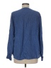 dalia 100% Rayon Blue Long Sleeve Blouse Size M - photo 2