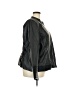City Chic 100% Polyurethane Solid Black Jacket Size 24 Plus (XXL) - photo 4