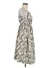 Unbranded 100% Polyester Print Ivory Casual Dress Size 6 - photo 4