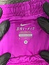 Nike 100% Polyester Color Block Purple Athletic Shorts Size M - photo 3