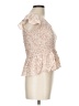 Japna 100% Rayon Ivory Short Sleeve Top Size L - photo 4
