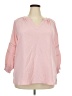 Dokotoo 100% Polyester Pink 3/4 Sleeve Blouse Size 2XL - photo 1