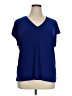 Halogen Blue Short Sleeve Top Size XL - photo 1