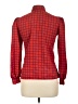 Levi's Argyle Red Long Sleeve Blouse Size 10 - photo 2