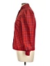 Levi's Argyle Red Long Sleeve Blouse Size 10 - photo 5
