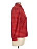 Levi's Argyle Red Long Sleeve Blouse Size 10 - photo 4