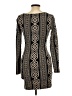 Forever 21 Graphic Black Casual Dress Size L - photo 2