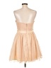 Bee Darlin 100% Polyester Gold Cocktail Dress Size 13 - 14 - photo 2