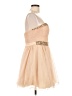 Bee Darlin 100% Polyester Gold Cocktail Dress Size 13 - 14 - photo 4