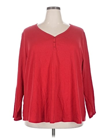 Lane Bryant Long Sleeve Henley (view 1)