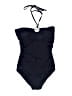 MICHAEL Michael Kors Solid Blue One Piece Swimsuit Size 8 - photo 1
