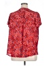 Fun2Fun 100% Polyester Stars Red Short Sleeve Blouse Size 1X - photo 2