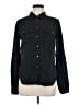 Paige 100% Lyocell Black Long Sleeve Button-Down Shirt Size M - photo 1