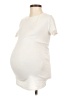 Isabel Maternity Ivory Short Sleeve T-Shirt Size XS - photo 1