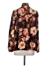 Gibson 100% Polyester Brown Long Sleeve Blouse Size S - photo 2